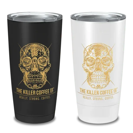 stainless steel double-walled killer coffee tumbler